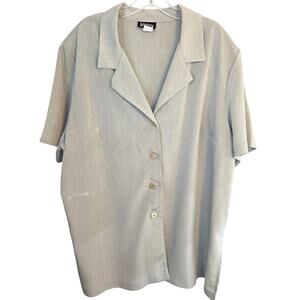 Whirlaway 24WP Womens Blazer Green Suit Coat Petite Plus Size 3X 3XL XXXL Jacket